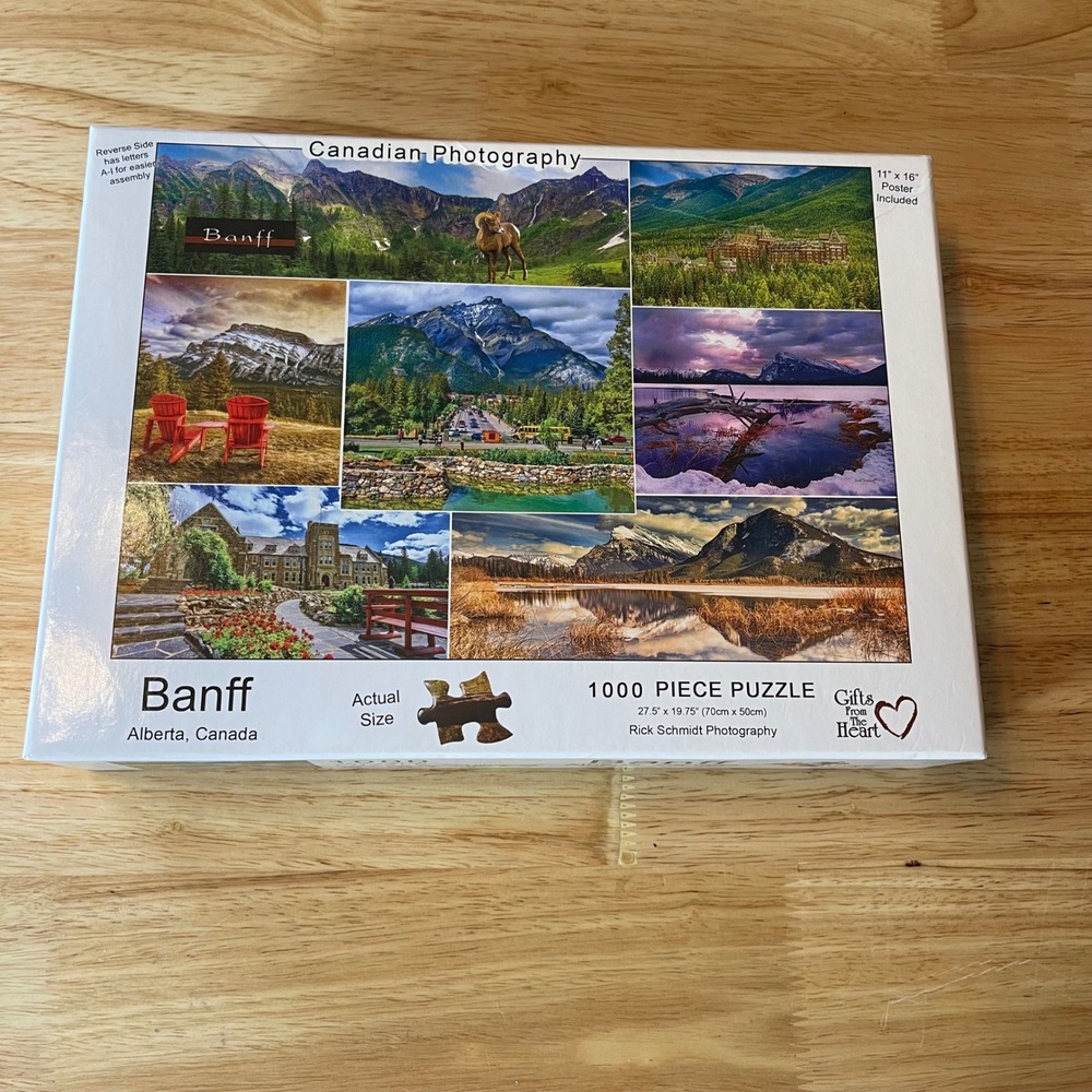 Gifts From‎ The Heart Banff Alberta Canada 1000 Piece Jigsaw Puzzle Rick Schmidt